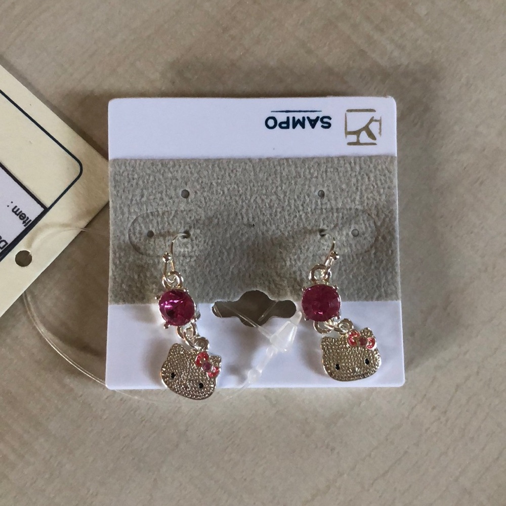 Hello Kitty Dangle Earrings